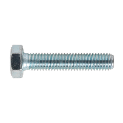Sealey SS840 8.8 Zinc Plated HT Setscrew M8 x 40mm, DIN 933 - Pack of 50
