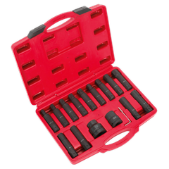 Sealey SX098 Impact Hex, TRX-Star* & TRX-Star* Female Socket Bit Set 3/4" & 1"Sq Drive 16pc