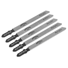 Sealey WJT101A Worksafe Jigsaw Blade for Metal 75mm 12tpi - Pack of 5