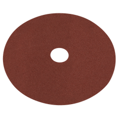 Sealey WSD460 Worksafe 100mm Fibre Backed Sanding Disc 60Grit - Pack of 25
