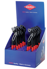 Draper 05768 KNIPEX Alligator 00 18 01 V12 Counter Display of 88 01 250 Water Pump Pliers 10 parts, 250mm