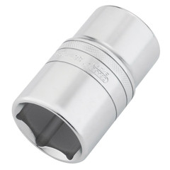 Draper Expert 22497 Metric Deep Socket, 1/2" Sq. Dr., Micro Satin Chrome, 36mm