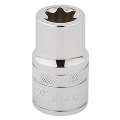 Draper Expert 34285 TX-STAR Socket, 1/2" Sq. Dr., E14