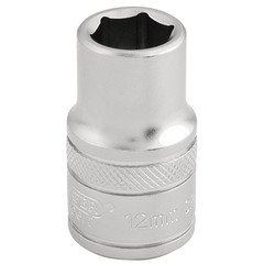 Draper Expert 16601 6 Point Metric Socket, 1/2" Sq. Dr., 12mm