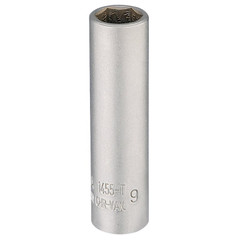 Elora 58729 Deep Socket, 1/4" Sq. Dr., 9mm