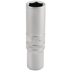 Draper Expert 16580 6 Point Metric Deep Socket, 3/8" Sq. Dr., 12mm