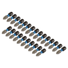Draper Expert 05691 Cross Slot/PH Type Impact Screwdriver Bits, No.2 x 25mm, 1/4" Hex (Pack of 25)