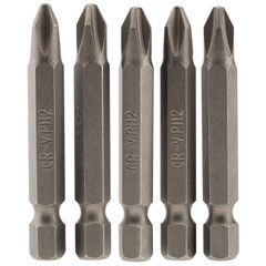Draper 64288 Cross Slot Insert Bit, 1/4" Hex, 50mm Long, No.2 (Pack of 5)