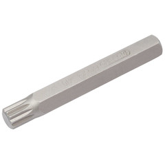 Draper Expert 33348 Spline 10mm Insert Bit for Mechanics Bit Sets, M10 x 75mm