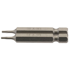 Draper 66481 TX-STAR Insert Bit, 1/4" Hex, 50mm Long, T6 (Pack of 2)