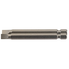 Draper 64308 Plain Slot Insert Bit, 6mm, 1/4" Hex, 75mm Long (Pack of 2)
