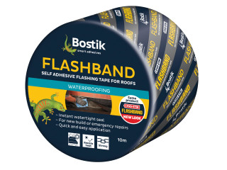Evo-Stik 30816347 Flashband Grey 100mm x 10m