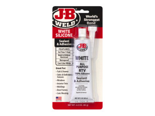 J-B Weld JB31312 Silicone Sealant & Adhesive White 85g - JBWJB31312 - main image
