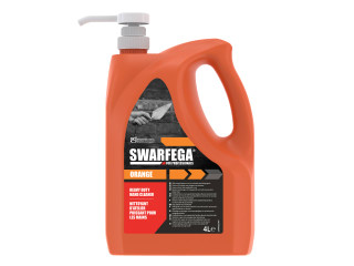 Swarfega SOR4LMP Orange Hand Cleaner Pump Top Bottle 4 litre