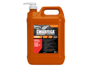Swarfega SOR5LMP Orange Hand Cleaner Pump Bottle 5 litre