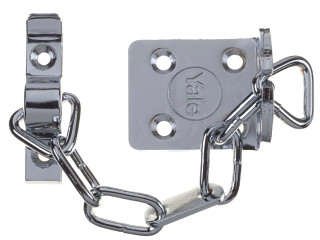 Yale Locks V-WS6-CH WS6 Security Door Chain - Chrome Finish