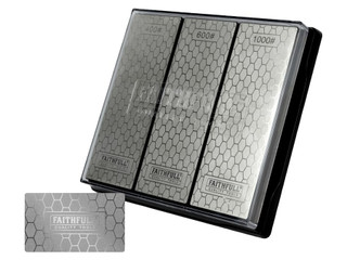 Faithfull FAIDWTRIPLES Diamond Whetstone Kit