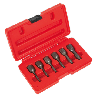 Sealey AK8185 Screw Extractor Set 3/8"Sq Drive 6pc