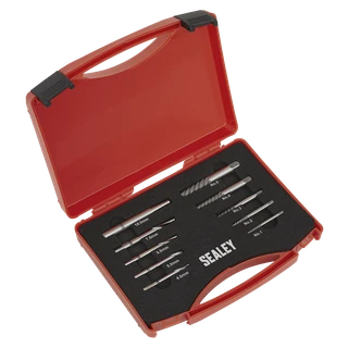 Sealey AK8187 Step Drill Screw/Bolt Extractor Set 10pc