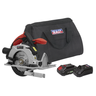 Sealey CP20VCSKIT1 SV20 Series 150mm Cordless Circular Saw Kit 20V 2Ah