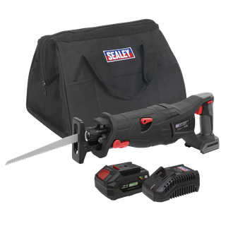 Sealey CP20VRSXKIT1 Premier SV20 Series Brushless Cordless Reciprocating Saw 20V 4Ah Kit