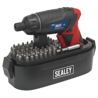 Sealey CP36S Cordless Screwdriver Set 3.6V 53pc