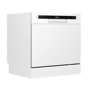 Baridi DH86 Tabletop Dishwasher 8 Place Settings 8L Capacity - White