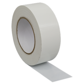 Sealey DTW Duct Tape 50mm x 50m - White