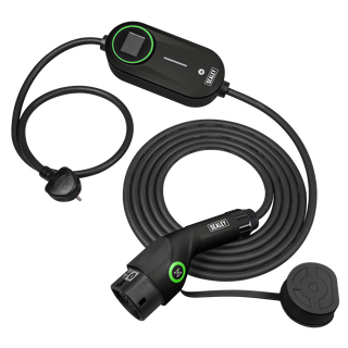 Sealey EVAC2 5m Adjustable (3.5kW) Type 2 to UK 3-Pin Plug Portable EV Charger