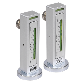 Sealey GA47 Magnetic Camber/Castor Gauge 2pc