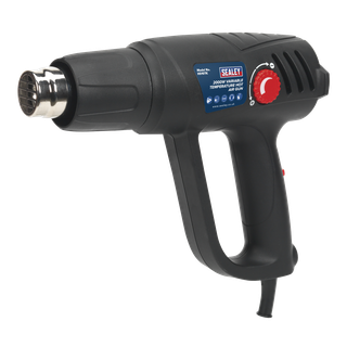 Sealey HS107K 2000W Variable Temperature Heat Gun Kit 50-450°C/90-600°C