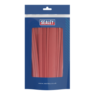 Sealey HSTAL72R Adhesive Lined Heat Shrink Tubing Assortment 200mm 72pc - Red