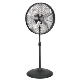 Sealey HVF20PO 20" Industrial High Velocity Oscillating Pedestal Fan 230V