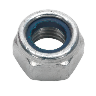 Sealey NLN14 Zinc Plated Nylon Locknut M14, DIN 982 - Pack of 25