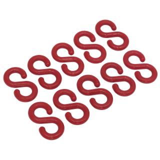 Sealey RSH10 Plastic Chain S-Hook - Pack of 10