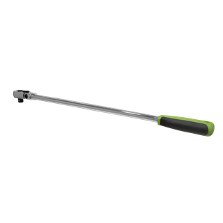 Siegen S01209 Extra-Long Flexi-Head Ratchet Wrench with Flip Reverse 1/2"Sq Drive