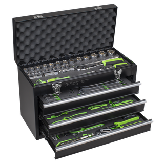 Sealey S01266 Siegen Portable Tool Chest 3 Drawer with 98pc Tool Kit