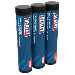Sealey SCS140 Multipurpose Lithium Grease Cartridge 3oz/85g - Pack of 3