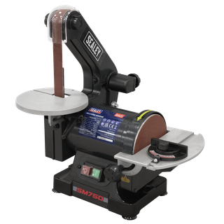 Sealey SM750 762 x 25mm Belt/125mm Disc Sander 250W/230V