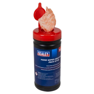 Sealey SSW80 Heavy-Duty Hand Wipes - Pack of 80
