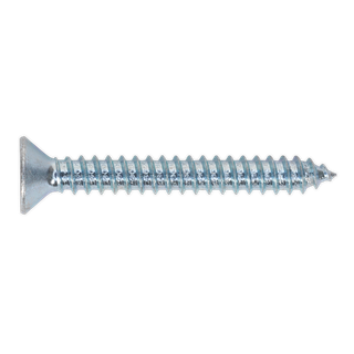Sealey ST4838 Self-Tapping Countersunk Pozi Screw 4.8 x 38mm, DIN 7982 - Pack of 100
