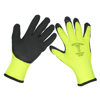 Sealey TSP126/6 Worksafe Thermal Super Grip Gloves, Large - Pack of 6 Pairs