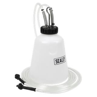 Sealey VS0218 High Flow Twin Pipe Brake Bleed Bottle 2L