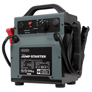 Draper 29755 12/24V Jump Starter, 3000/1500 Peak Amps