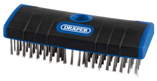 Draper 17189 Stainless Steel Bristle Scrub Brush, 180mm