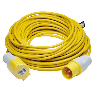 Defender E85230 110V Extension Lead, Yellow, 1.5mm², 16A, 25m