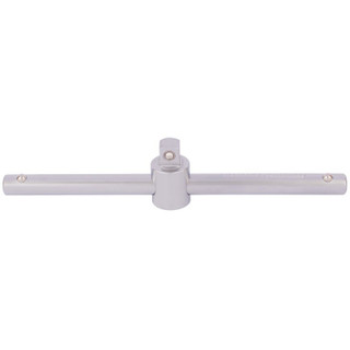 Draper Expert 16788 Satin Chrome Sliding T Bar, 3/8" Sq. Dr.
