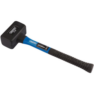 Draper 74320 Rubber Dead Blow Hammer with Fibreglass Shaft, 900g/32oz