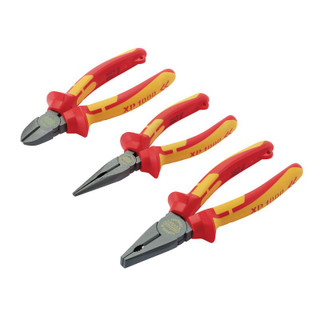 Draper XP1000 99070 VDE Pliers Set, Tethered (3 Piece)