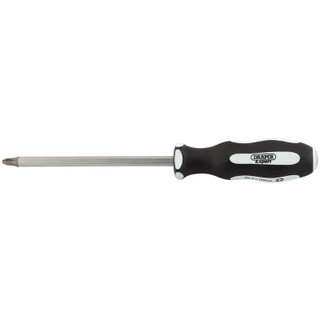 Draper Expert 35225 Pound Thru' Cross Slot Soft Grip Screwdriver, No.3 x 150mm